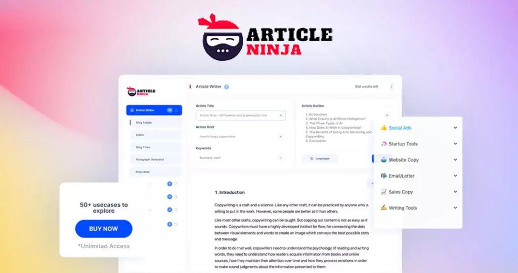 Article Ninja - Dealify.com